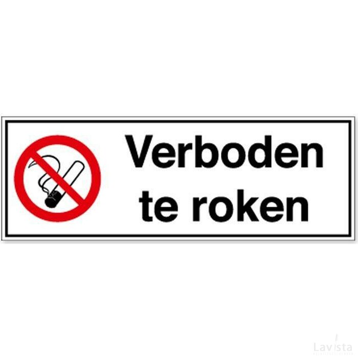 Verboden Te Roken (Sticker)