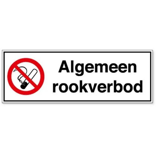 Roken Verboden (Sticker)