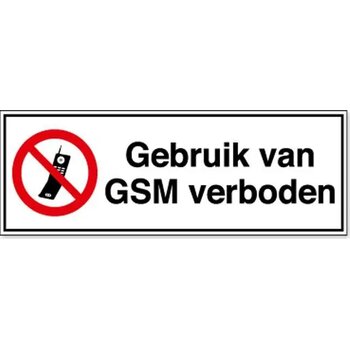 Gebruik Van Gsm Verboden (Sticker)
