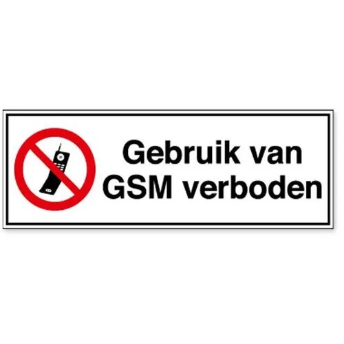 Gebruik Van Gsm Verboden (Sticker)