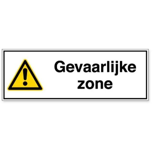 Gevaarlijke Zone (Sticker)