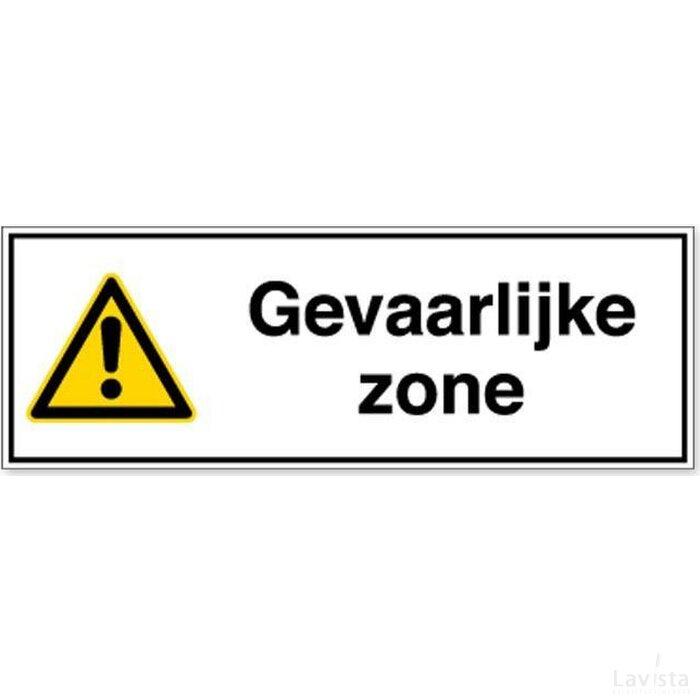 Gevaarlijke Zone (Sticker)