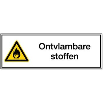 Ontvlambare Stoffen (Sticker)