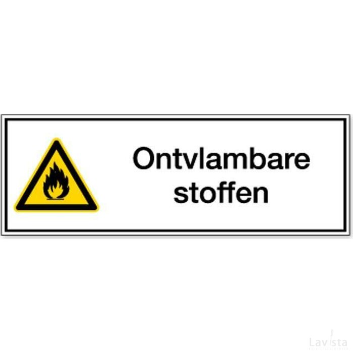 Ontvlambare Stoffen (Sticker)