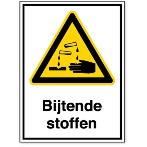 Bijtende Stoffen (Sticker)