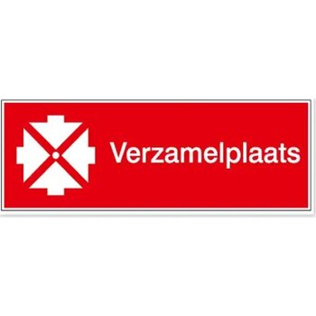Verzamelplaats Voor Interventiediensten Zowel Intern Als Extern (Sticker)