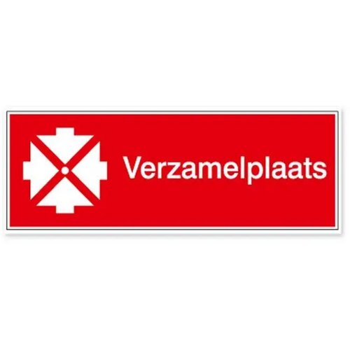 Verzamelplaats Voor Interventiediensten Zowel Intern Als Extern (Sticker)