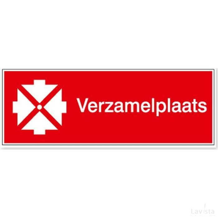 Verzamelplaats Voor Interventiediensten Zowel Intern Als Extern (Sticker)