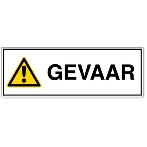 Gevaar! (Sticker)