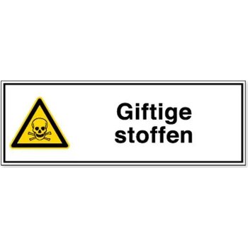 Giftige Stoffen (Sticker)