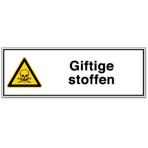 Giftige Stoffen (Sticker)