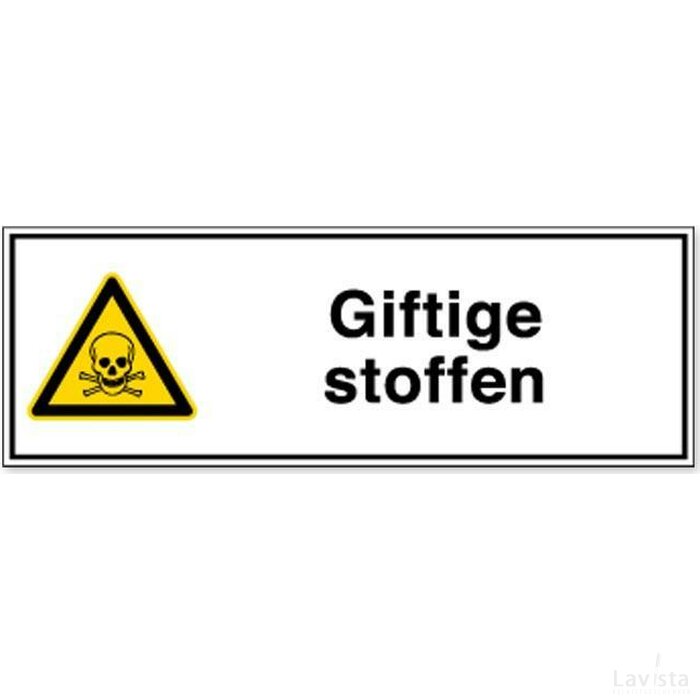 Giftige Stoffen (Sticker)