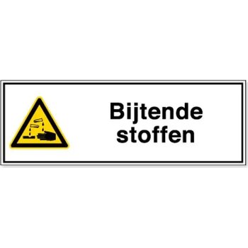 Bijtende (Corrosieve) Stoffen (Sticker)
