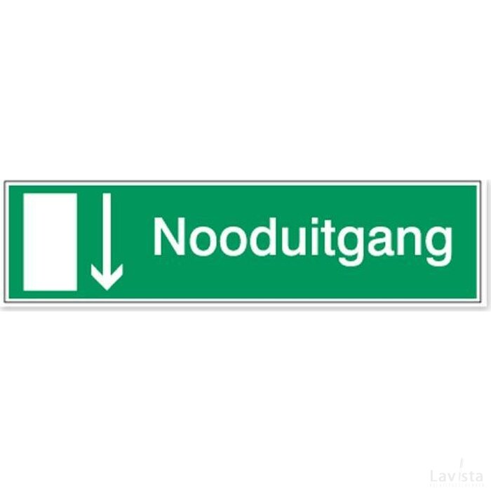 Richting Nooduitgang (Sticker)