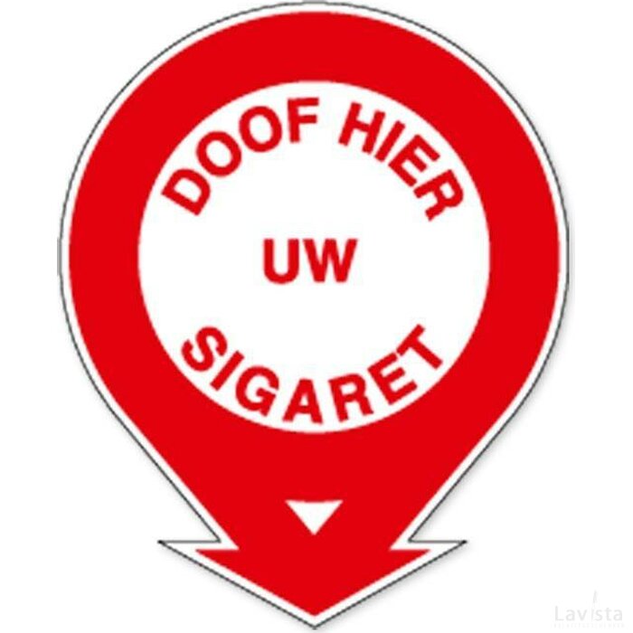 Doof Hier Uw Sigaret (Sticker)