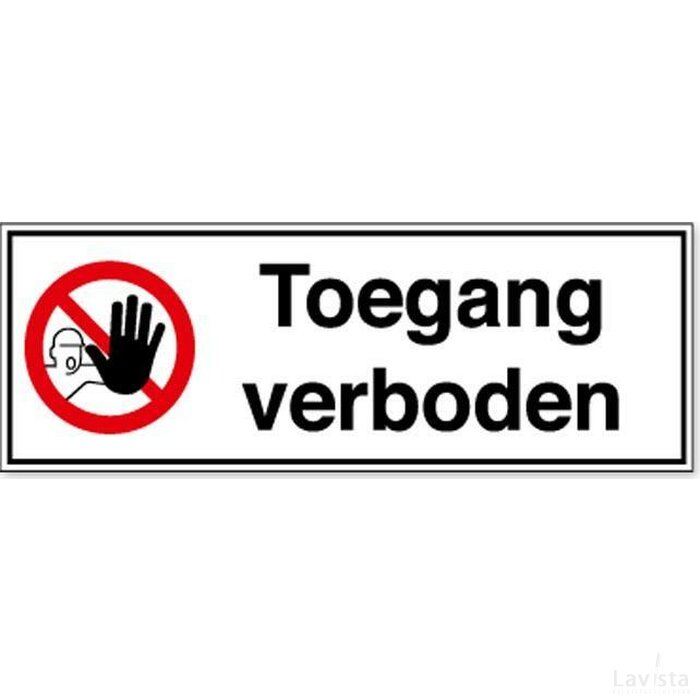 Toegang Verboden (Sticker)