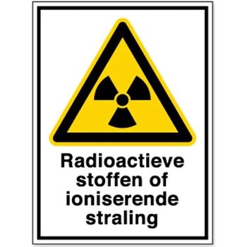 Radioactieve Stoffen Of Ioniserende Straling (Sticker)