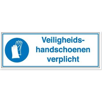 Veiligheidshandschoenen Verplicht (Sticker)