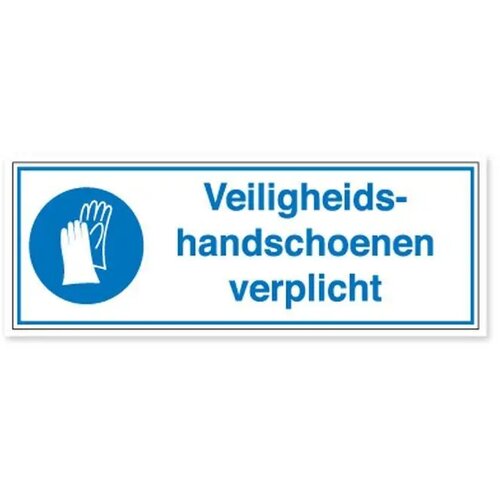 Veiligheidshandschoenen Verplicht (Sticker)