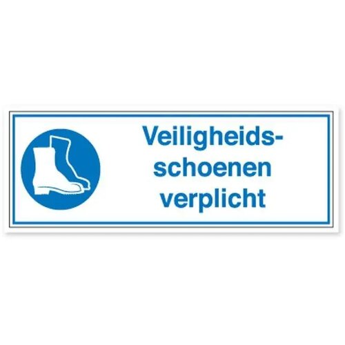 Veiligheidsschoenen Verplicht (Sticker)