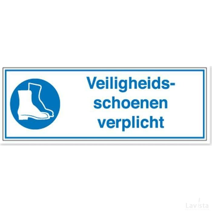 Veiligheidsschoenen Verplicht (Sticker)