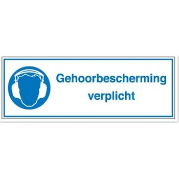 Gehoorbescherming Verplicht (Sticker)