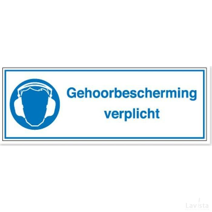 Gehoorbescherming Verplicht (Sticker)