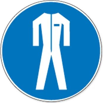 Beschermkledij Verplicht (Sticker)