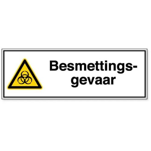 Biologisch Besmettingsgevaar (Sticker)