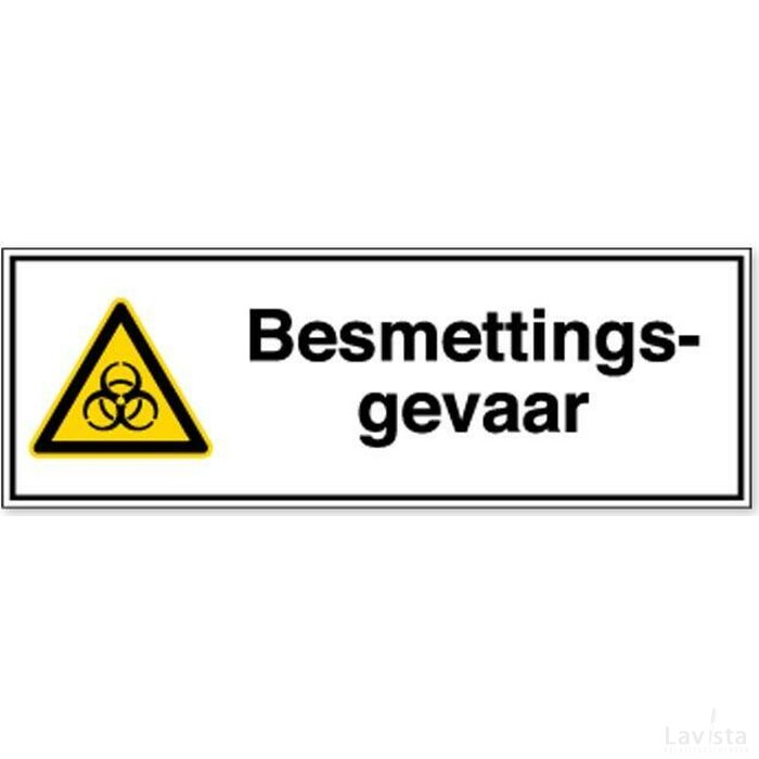 Biologisch Besmettingsgevaar (Sticker)