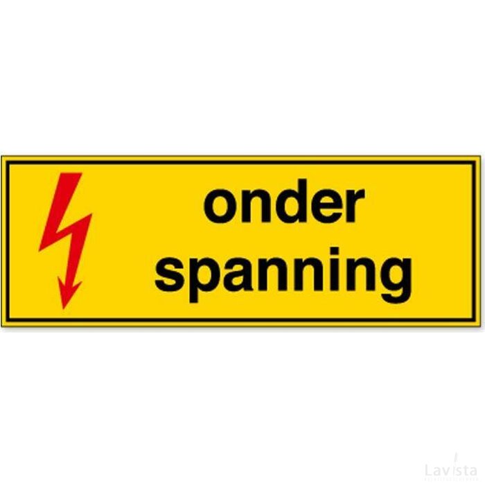 Onder Spanning (Sticker)