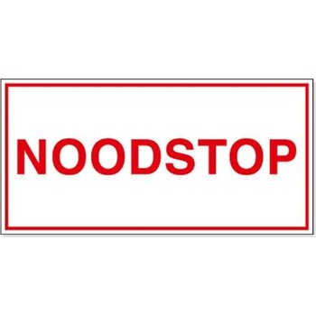 Noodstop (Sticker)