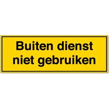 Buiten Bedrijf Laten (Sticker)