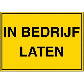In Bedrijf Laten (Sticker)