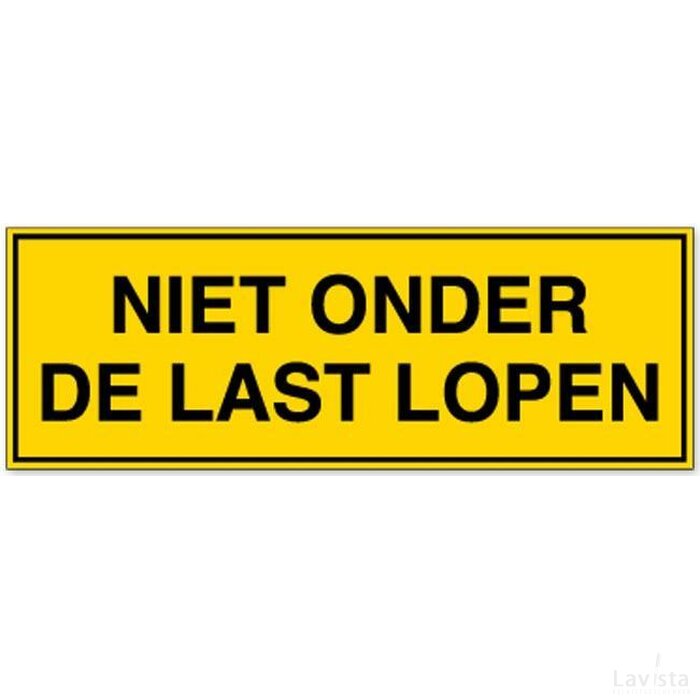 Niet Onder De Last Lopen (Sticker)