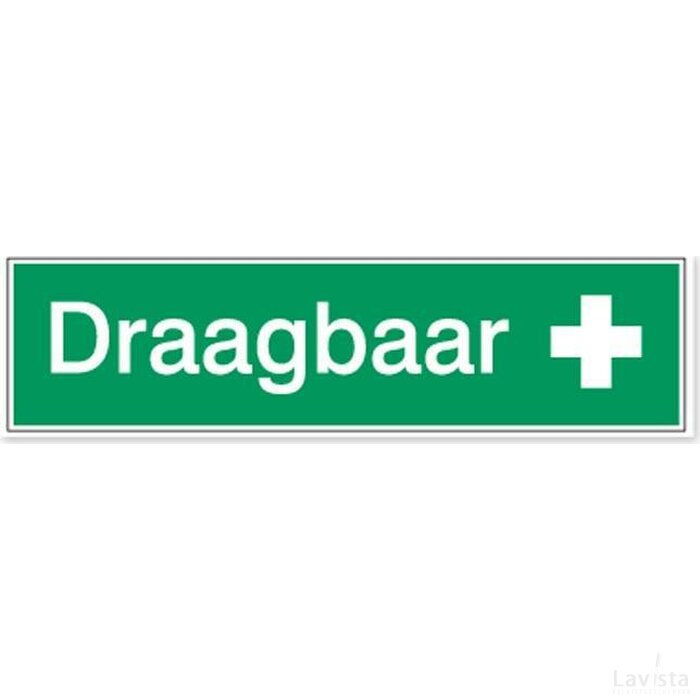 Draagbaar (Sticker)