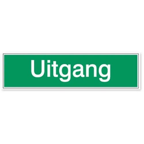 Uitgang (Sticker)