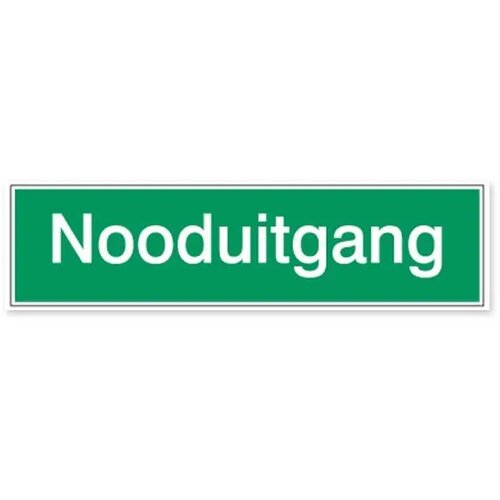 Nooduitgang (Sticker)