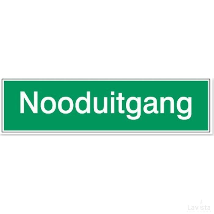 Nooduitgang (Sticker)