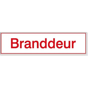 Branddeur (Sticker)