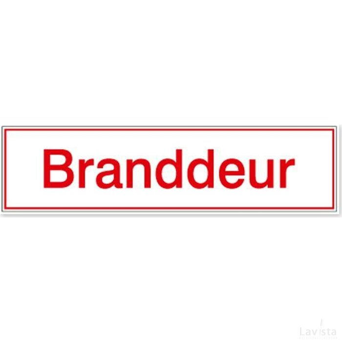 Branddeur (Sticker)