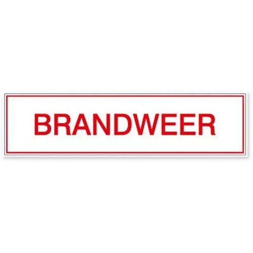 Brandweer (Sticker)