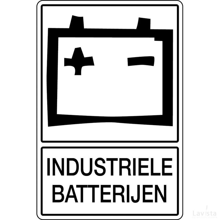 Industriële Batterijen (Sticker)