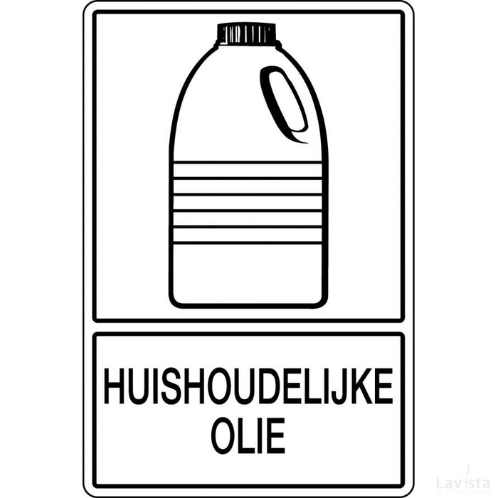 Huishoudelijke Olie (Sticker)