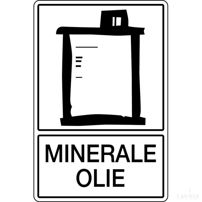 Minerale Olie (Sticker)