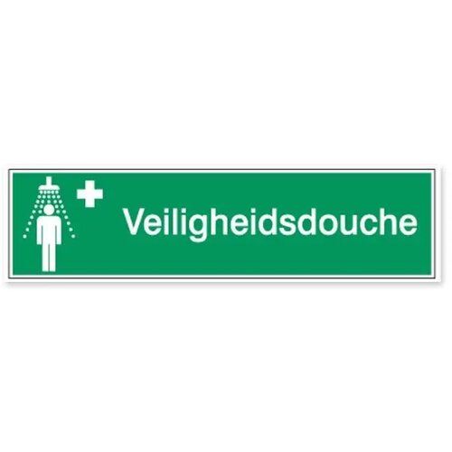 Veiligheidsdouche (Sticker)