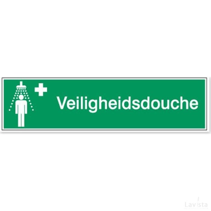 Veiligheidsdouche (Sticker)