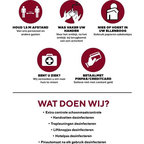 Maatregelen tegen het Coronavirus