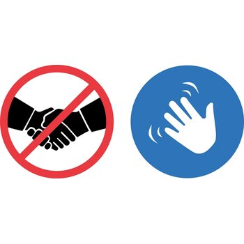 Verboden handen schudden